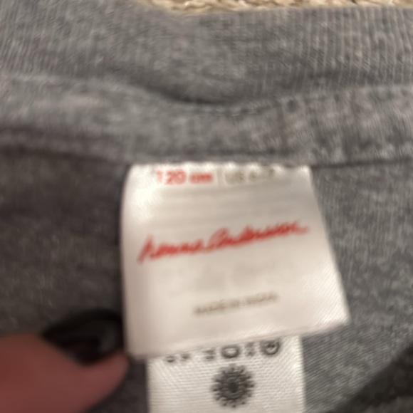 Hanna Andersson Layered Christmas Shirt, 6-7 - Picture 5 of 8